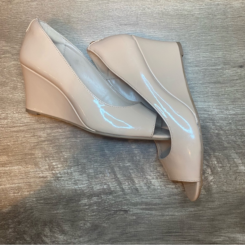 Kelly & Katie Nude Wedges